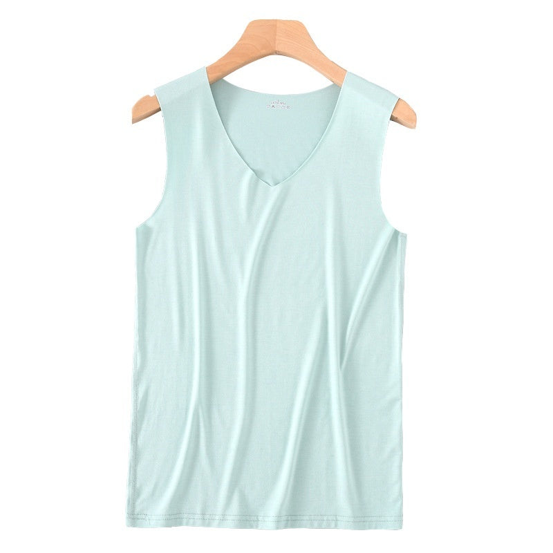 Men's Ice Silk Traceless Vest Summer Tight