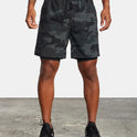 Fitness Summer Sports Casual Solid Color Camouflage Double-layer Shorts Men