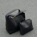 New Fashion All-match Bucket Large Capacity Simple Casual Two-piece Suit Shoulder Messenger Bag