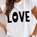 Valentine's Day Gift T Shirt Print Casual