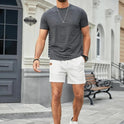 Solid Color Daily Loose Shorts Men's Sports Casual Pants