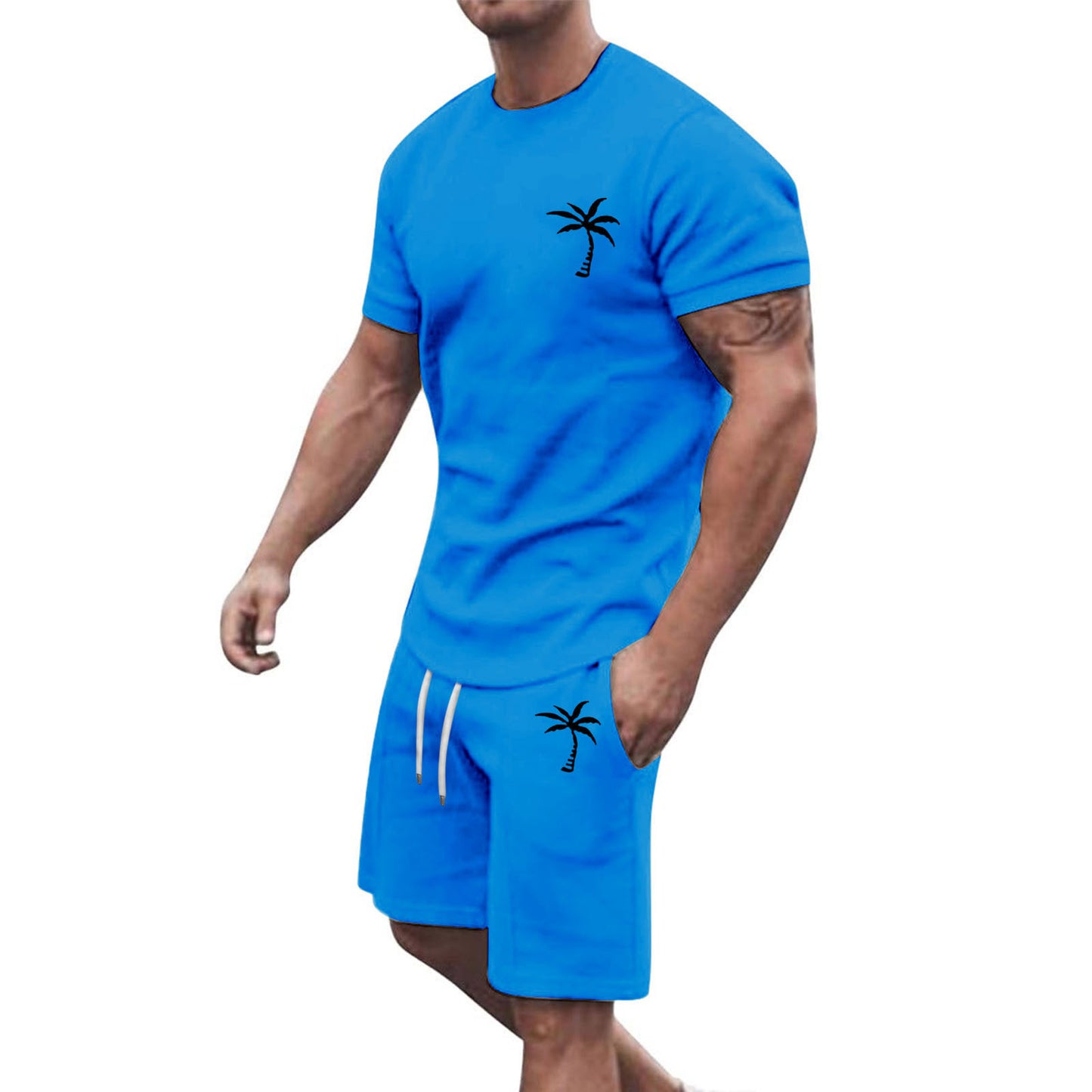 Short-sleeved Shorts Sports And Leisure Suit