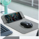 Foldable cloth phone holder