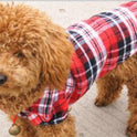 1 STÜCK Pet Kleidung Für Kleine Hunde Katzen Heiße Verkaufende Nette Hund Welpen Kleidung Hemd Plaid Größe XS/S/M/L Blau Rot Farbe D19