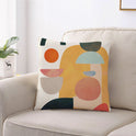 Simple Geometric Abstract Pattern Sofa Backrest Cushion Cover