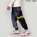 Cyberpunk 2077 Punk Cargo Pants Summer Thin