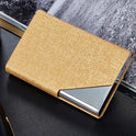 Aluminum creative business card holder