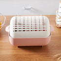 Creative Double-layer Square Flip Drain Basket Kitchen Dishwashing Drip Basin