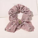 Chiffon Metal Buckle Large Intestine Ring Female OL Hair Accessories