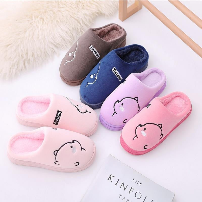 Indoor lovers' cotton slippers