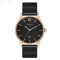 Mesh Belt Simple Large Dial Business Casual Quartz Watch