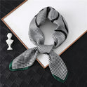 Ladies classic letter plaid scarf