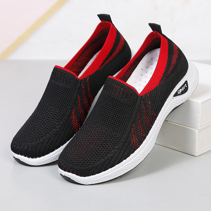 Women's New Style Breathable Fly Woven Casual Soft Sole Cloth Shoes