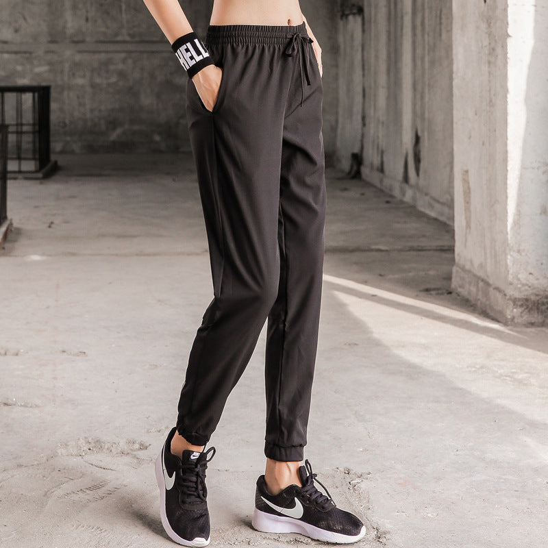 Night running pace yoga gym 9-point pants