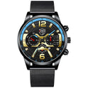 Men's Stainless Steel Calendar Quartz Watch