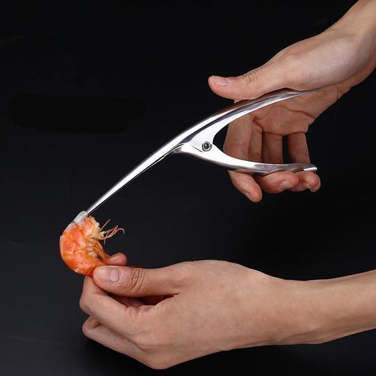 Shrimp Peeler Kitchen Appliances Portable Stainless Steel Shrimp Deveiner Lobster Practical Kitchen Supplies Fishing Knife Tools