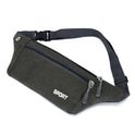 New Waterproof Oxford Cloth Casual Waist Bag Thin Section Close-fitting Running Sports Men