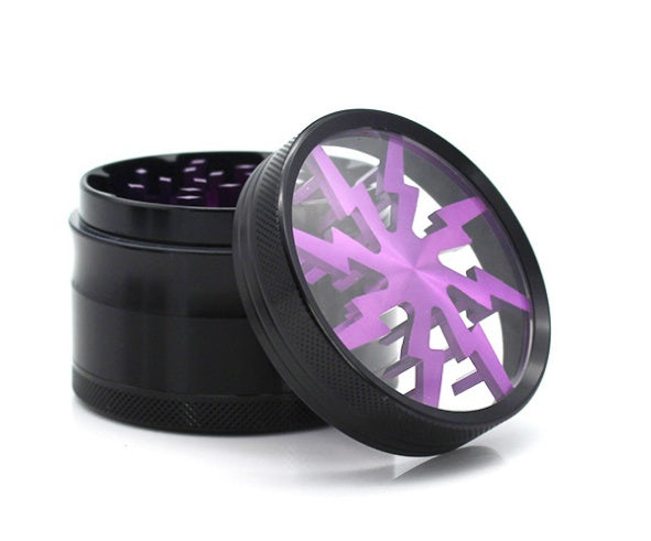 Aluminum Spice Grinder with Pollen Scraper