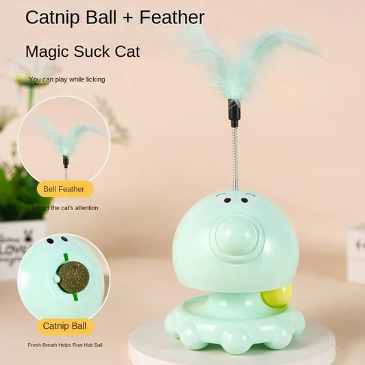 Tunnel Funny Cat Ball Leaking Food Funny Cat Stick Cat Turntable Pet Leaking Food Turntable Toy Cat Toy Self-pleasure Artifact