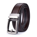 Men's Two-layer Cowhide Business Automatic Buckle Belt