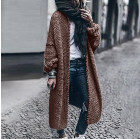 casual woolen sweater coat