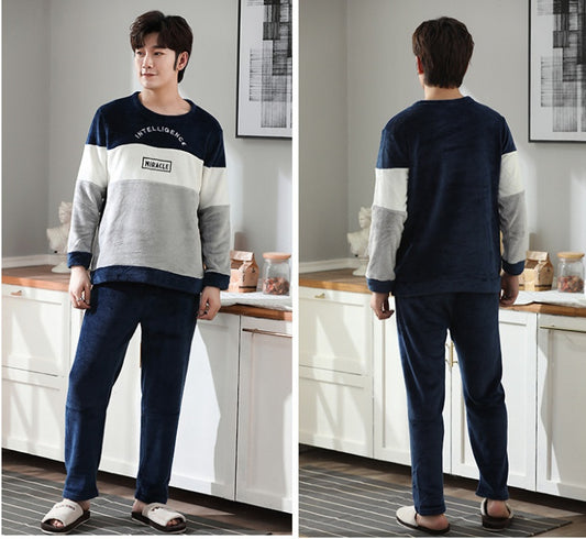 Comfortable Round Neck Warm Home Wear Casual Suit