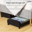 Cloth Bed Bottom Clothes Storage Car Large Capacity Dust-proof Non-woven Fabric Storage Rack