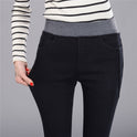 High waist and small feet pencil pants