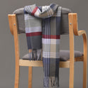 British Plaid Imitation Cashmere Tassels Couple Parent-child Men's Scarf