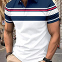 Digital Printing Men's Short Sleeve Casual