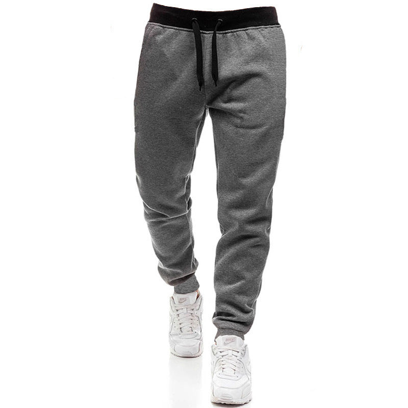 Solid Color Light Board Sports Men's Loose-fitting Trousers