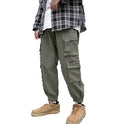 Men's Versatile Multi-pocket Harem Trousers And Overalls