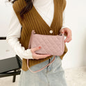 Women's Fashion All-match Simple Rhombus Underarm Bag