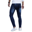 Men's Blue Stretch Skinny Denim Pants