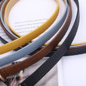 New Style Personalized Straw Mat Pattern Decorative Dress Belt