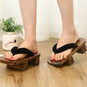 Two-toothed Clogs Japanese Gentleman Clogs Wooden Slippers