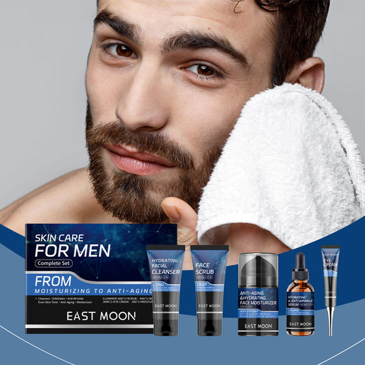 Male Facial Cleansing Care Gift Suit Gentle Cleansing Nourishing Skin Care Moisturizing And Oil Controlling Care