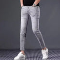 Stretch Slim Fit Elastic Ankle-length Pants Skinny Pants Spring And Summer Jeans