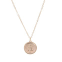 Rose coin single layer rose design simple clavicle chain