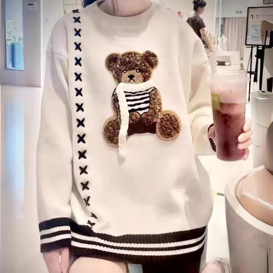 Loose And Lazy Style Fashion Knitwear Women