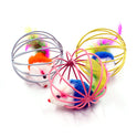 Pet Cat Feather Cage Mouse Toy