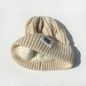 Woolen Cap Female Fleece Lined Padded Warm Keeping Knitted Hat