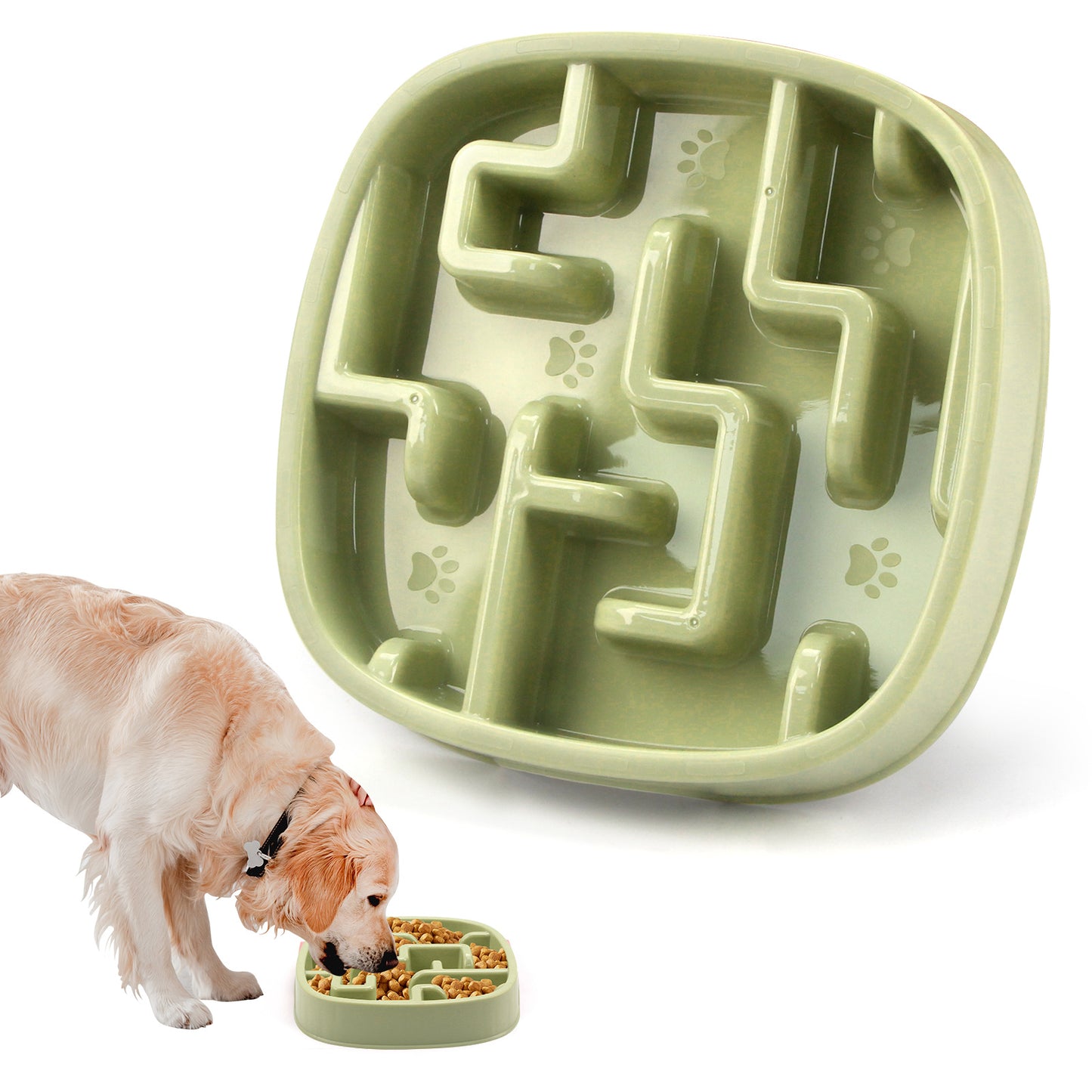 Pet Supplies Dog Cat Anti Choking Feeding Food Bowls Puppy Slow Down Eating Feeder Dish Prevent Obesity New Product Variety