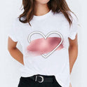 Cartoon Love Sweet Cute Short Sleeve