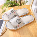 Women's Summer Linen Indoor Slippers