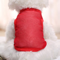 Pet Clothes Large Mesh Spring Summer Vest Plain Color