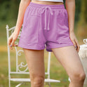 Women's Fashion Casual High Waist Lace-up Loose Shorts