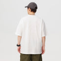 Men's Simple Versatile Loose Plus Size Crew Neck Half Sleeve Bottoming Shirt