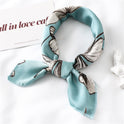 Female Ornament Satin Fashion Scarf