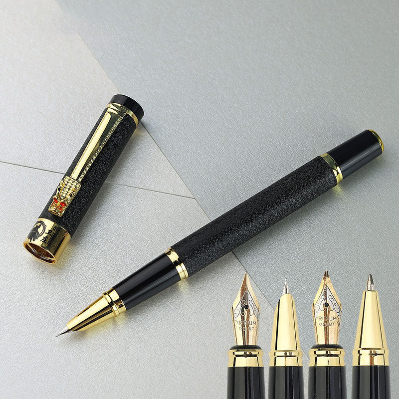 Fine Art Tip Metal Tap Fountain Pen